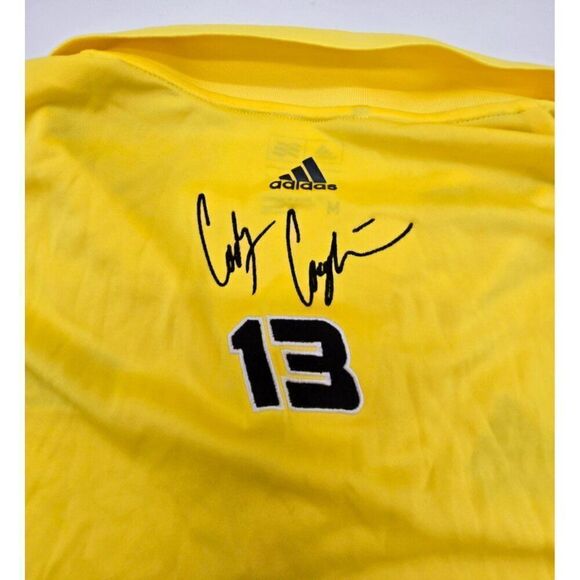 Adidas ClimaCool Thorsport Racing Polo Shirt Medium Yellow - Picture 2 of 8